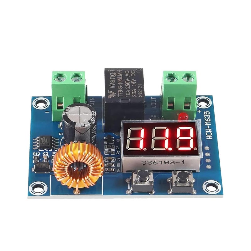 Sumklin 2 PCS XH-M609 Low Voltage Cutoff, DC 12V-36V Voltage Protection Digital Display Switch Module Over Discharge Protection Low Voltage Protector Disconnect Switch Module - Image 5
